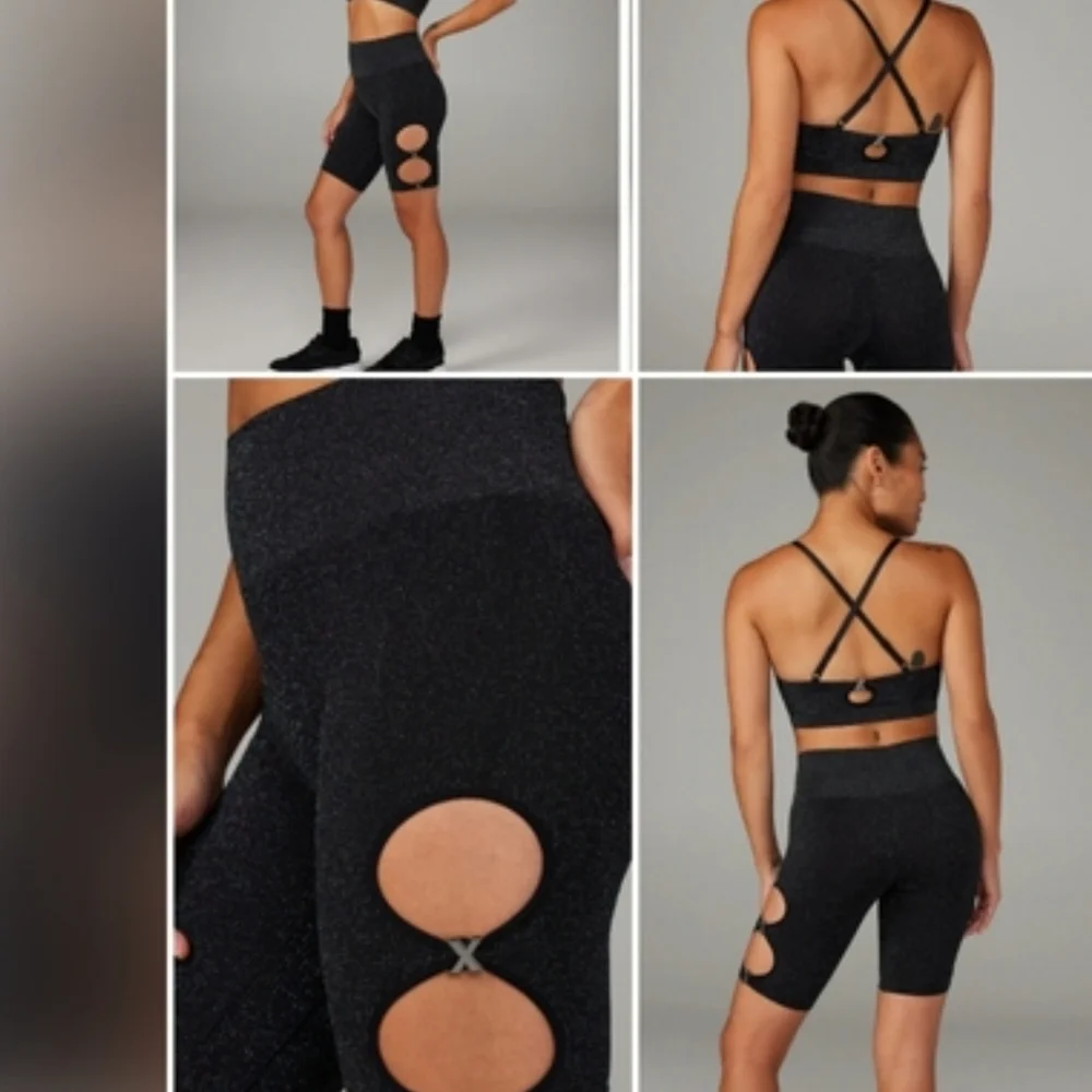 Salvage‎ Black Metallic Shorts